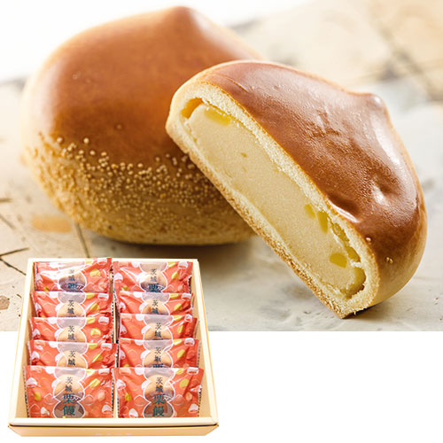 亀印本舗 茨城栗饅( 10個入)